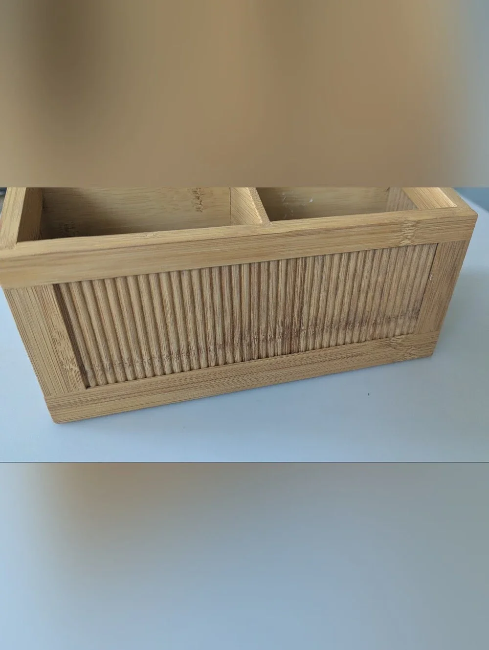 Pomerantz Bamboo Lattice Remote Control Organizer. 9.5